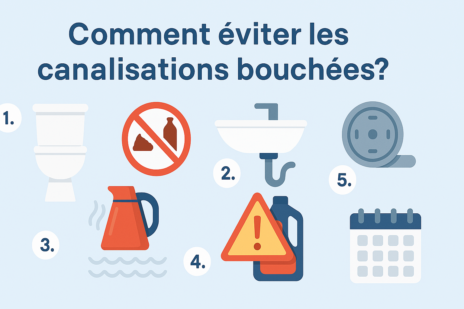 💧 Comment éviter les canalisations bouchées ? Nos 5 conseils simples et effic