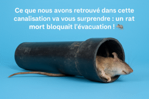 Blog Un rat retrouvé dans des canalisations