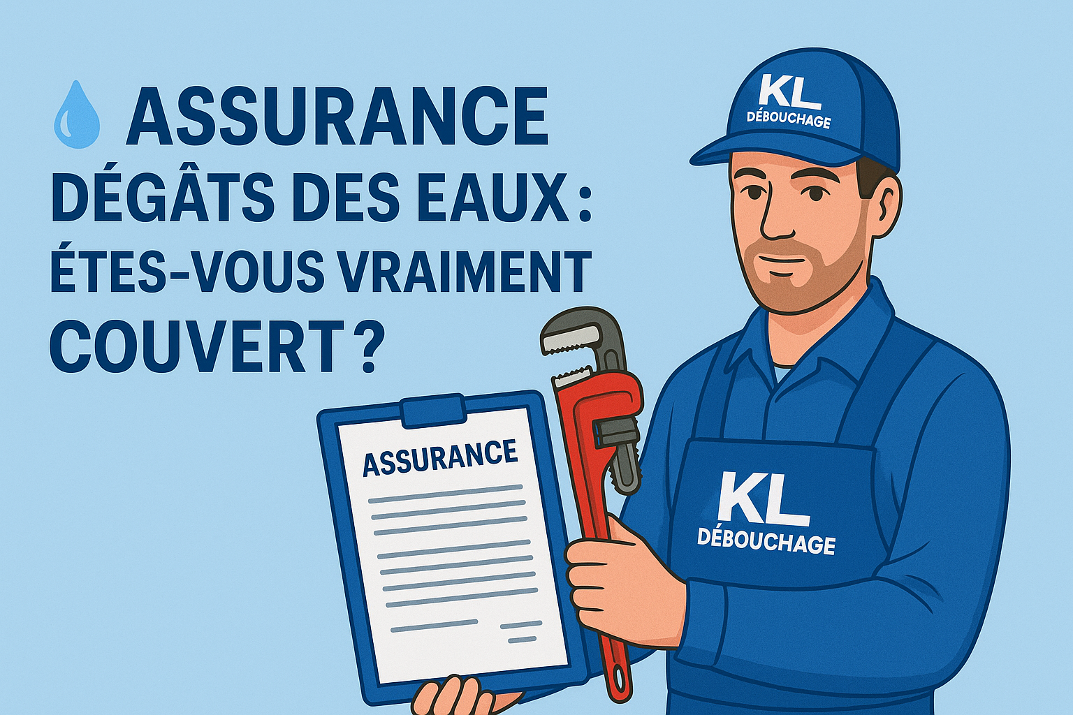 💦 Assurance dégâts des eaux : êtes-vous vraiment couvert pour un débouchage ? Ce que 9 propriétaires sur 10 ignorent !