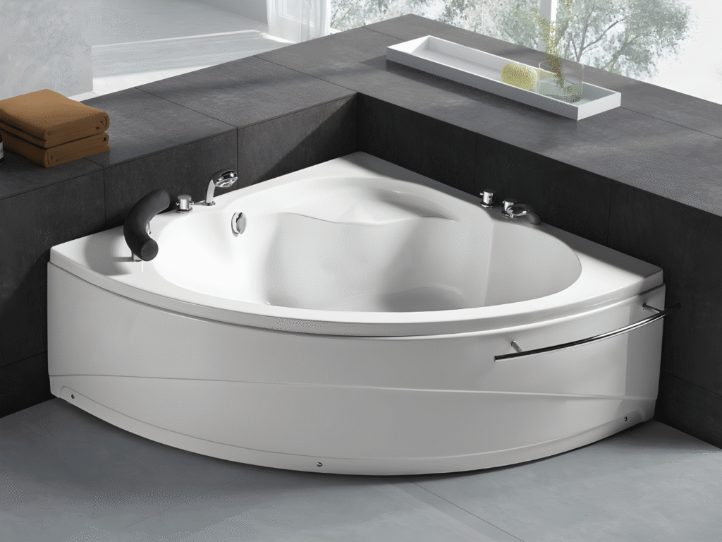 Débouchage d’une baignoire d’angle obstruée